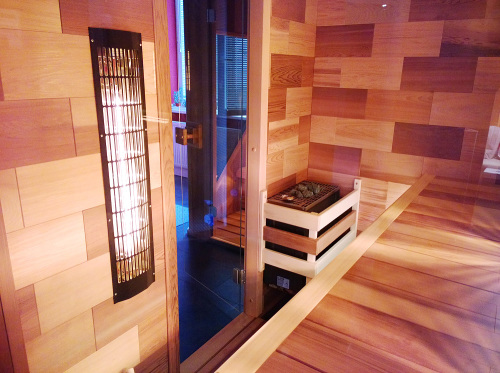 Moderní finská sauna, zdroj: saunasystem.cz